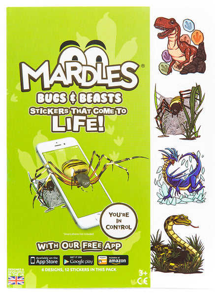 bugs and beasts sticker pack