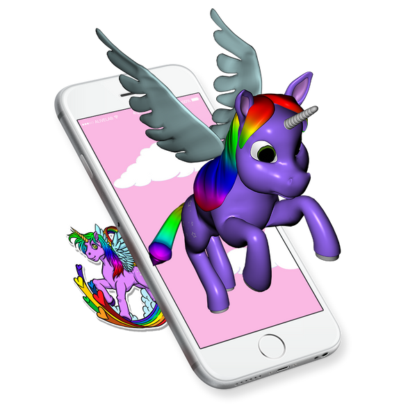 unicorn augmented reality sticker